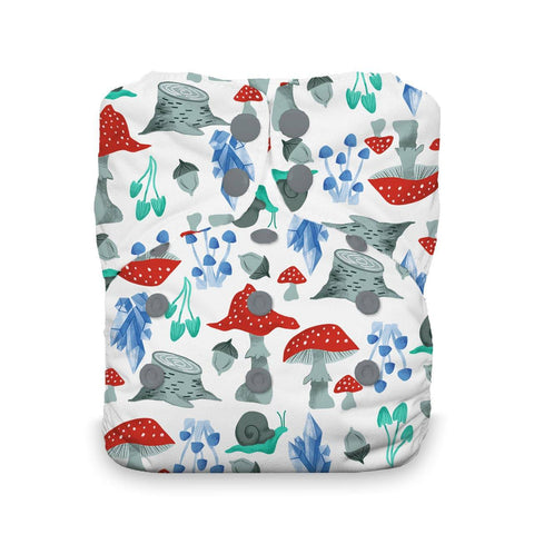 Thirsties Stay Dry Natural One Size All In One Snap Diaper - Forest Frolic - YesWellness.com