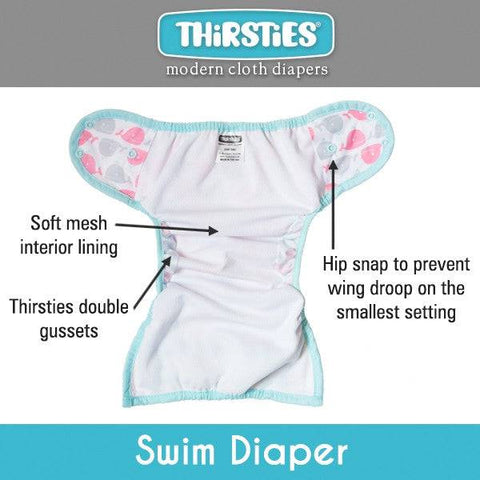 Thirsties Swim Diaper - Mermaid Lagoon - YesWellness.com