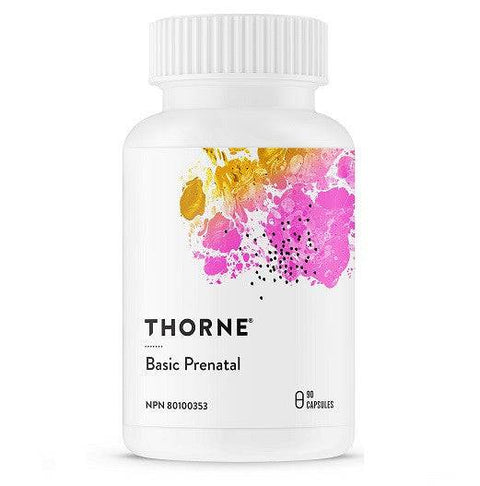 Thorne Research Basic Prenatal - 90 Veg capsules - YesWellness.com