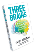 Three Brains Book By Karen Jensen ND 1 book - YesWellness.com