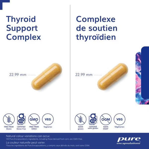Pure Encapsulations Thyroid Support Complex 60 Veg Capsules