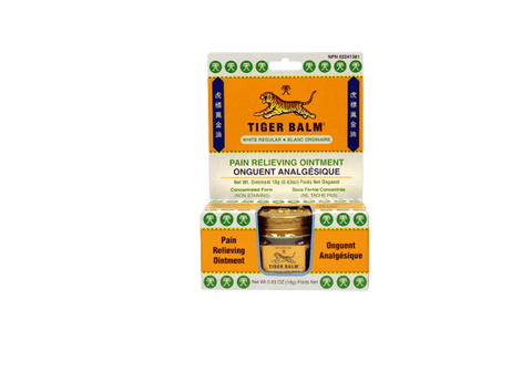 Tiger Balm Pain Relieving Ointment White Regular 18 grams - YesWellness.com