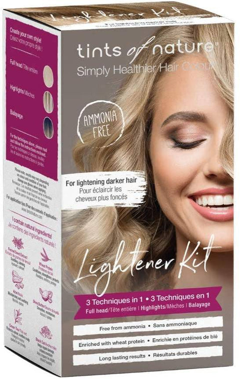 Tints of Nature Ammonia-Free 3 in 1 Lightener Kit for Lightening Darker Hair - YesWellness.com