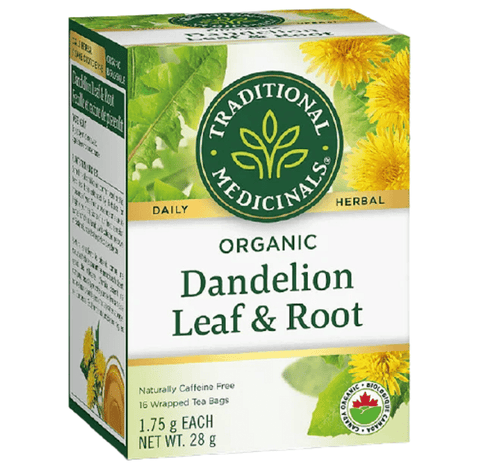 Traditional Medicinals Organic Dandelion Leaf & Root 16 Tea Bags - YesWellness.com