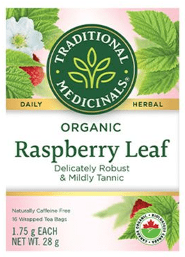 Traditional Medicinals Organic Raspberry Leaf Tea 16 Tea Bags - YesWellness.com
