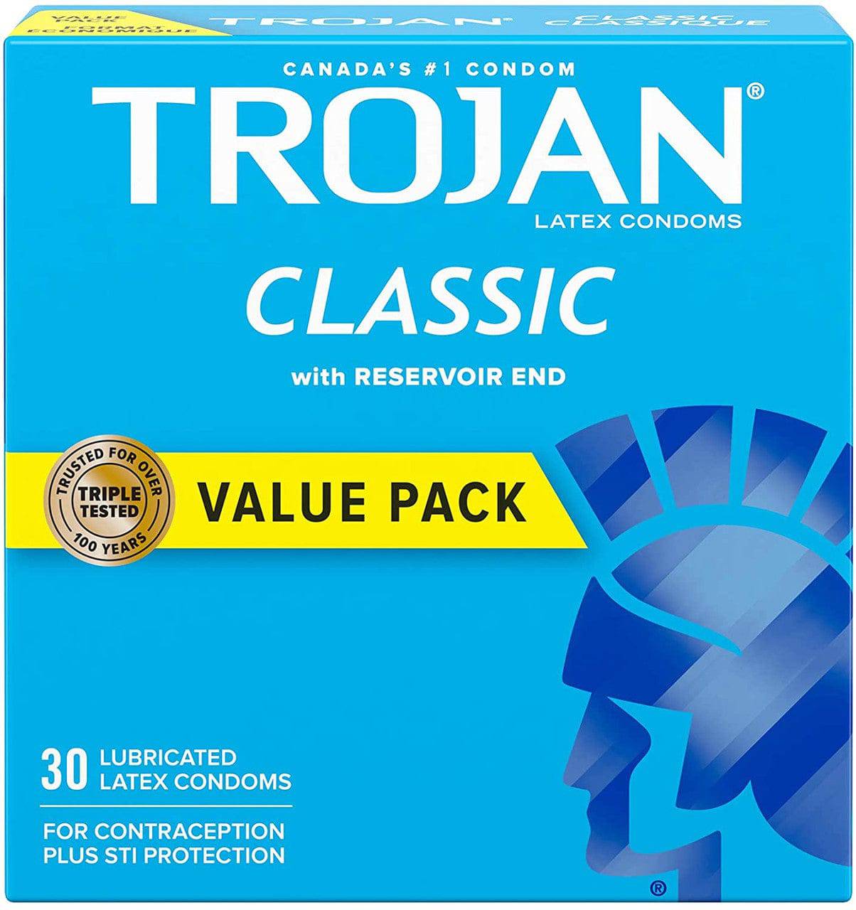 Trojan Classic Lubricated Latex Condoms Trojan Classic Lubricated Latex Condoms