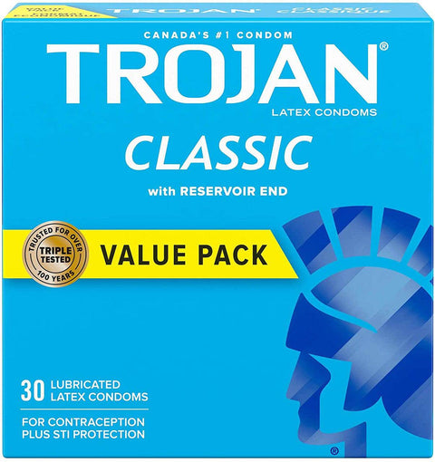 Trojan Classic Lubricated Latex Condoms - YesWellness.com