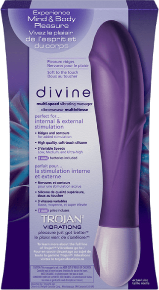 Trojan Vibrations Divine Multi-Speed Vibrating Massager - YesWellness.com