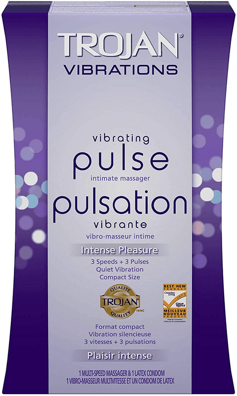 Trojan Vibrations Vibrating Pulse Intimate Massager - YesWellness.com