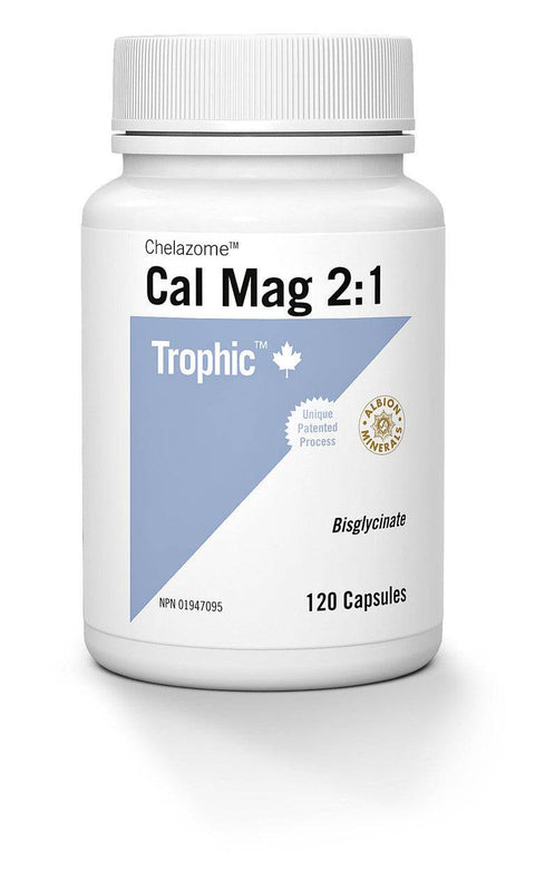 Trophic Chelazome Calcium Magnesium 2:1 - YesWellness.com