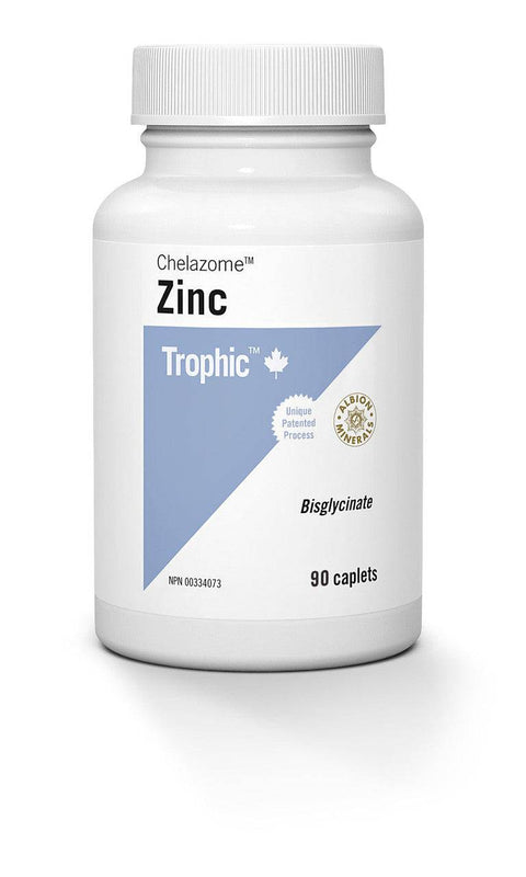 Trophic Chelazome Zinc 90 Caplets - YesWellness.com