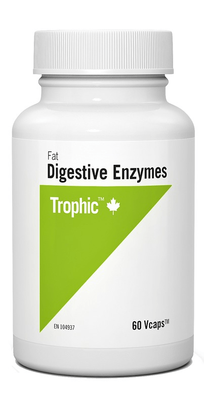 Trophic Fat Digestive Enzymes 60 veg capsules - YesWellness.com