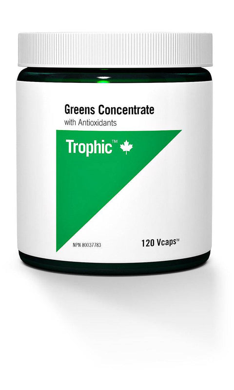 Trophic Greens Concentrate with Antioxidants 120 veg capsules - YesWellness.com