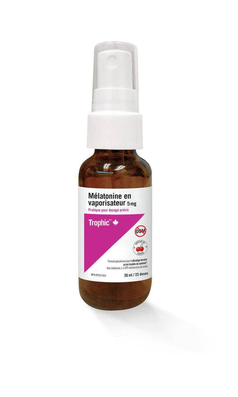 Expires July 2024 Clearance Trophic Melatonin Spray 30mL - YesWellness.com