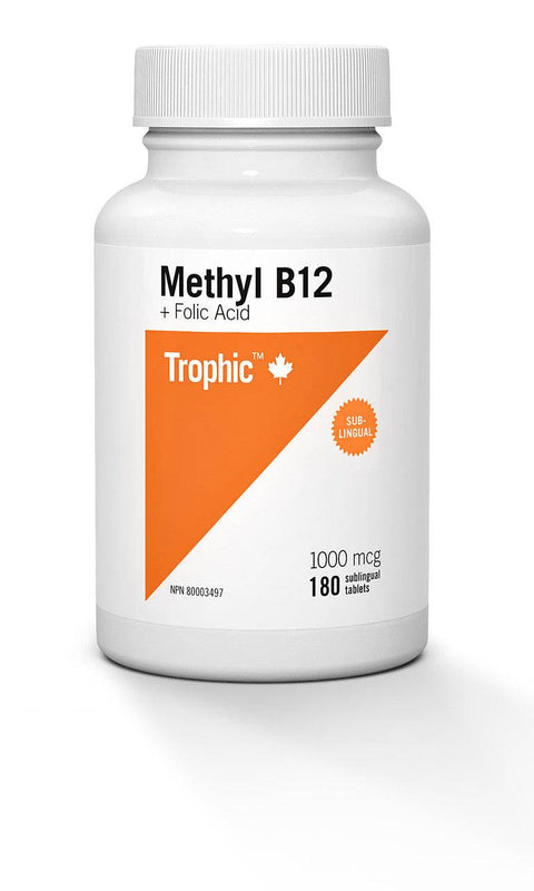 Trophic Methyl B12 + Folic Acid - YesWellness.com