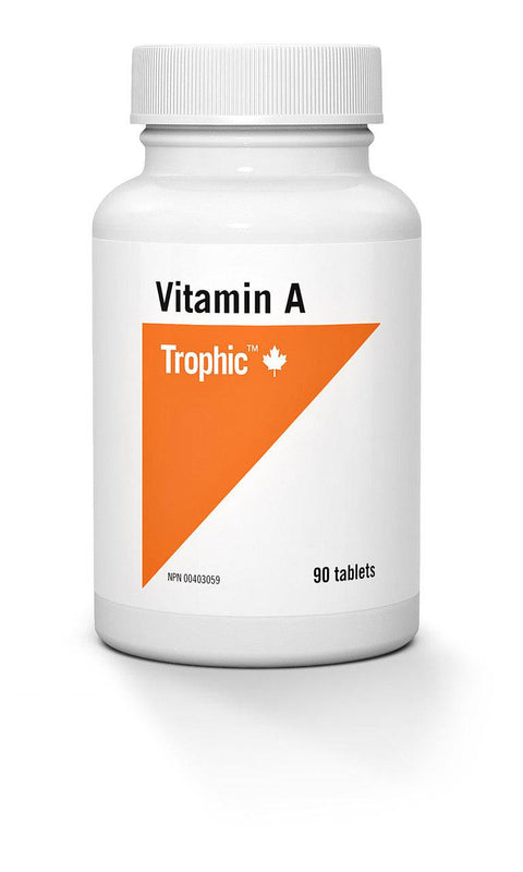 Trophic Vitamin A 90 tablets - YesWellness.com