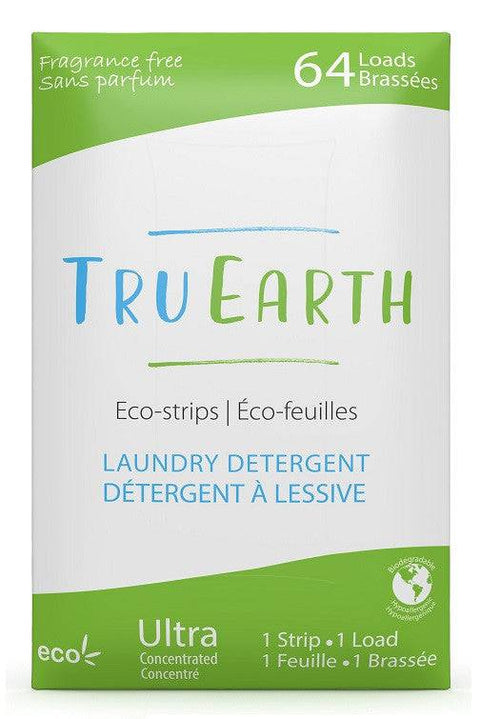 Tru Earth Eco-Strips Laundry Detergent Fragrance-Free - YesWellness.com