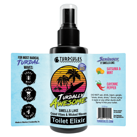 Turdcules Turdally Awesome Toilet Elixir 2 fl/oz - YesWellness.com