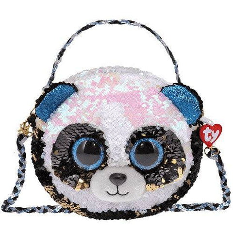 Ty Bamboo Reversible Sequin Panda Purse - YesWellness.com