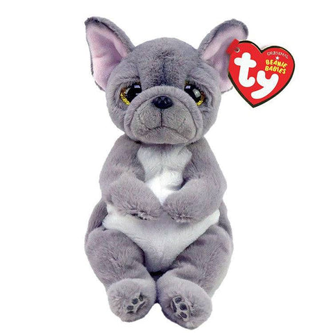 Ty Beanie Bellies Wilfred Grey Dog - Main Image
