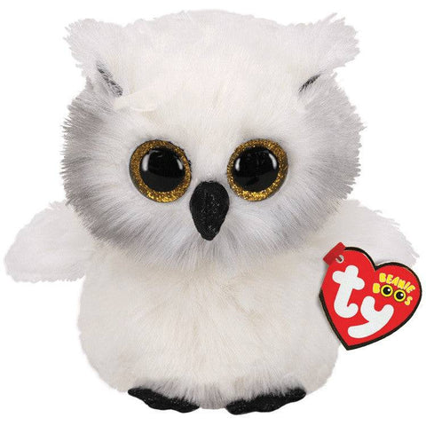Ty Beanie Boos Austin White Owl - YesWellness.com