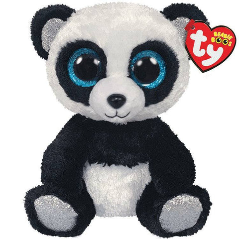 Ty Beanie Boos Bamboo Black And White Panda Medium (33cm x 21.5cm x 12.5cm) - YesWellness.com