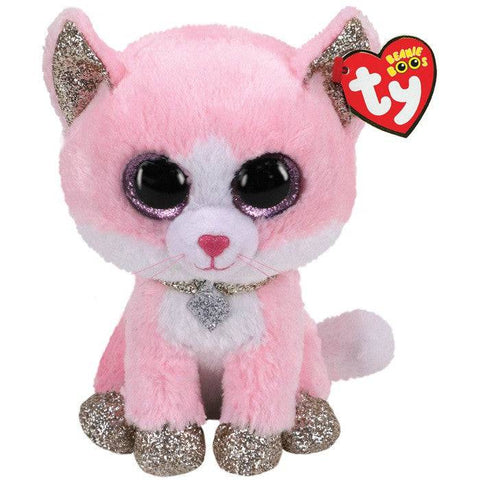 Ty Beanie Boos Fiona Pink Cat Small (15cm x 10cm x 9cm) - YesWellness.com