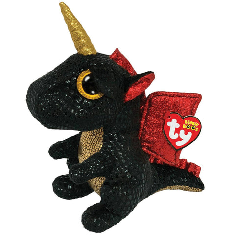 Ty Beanie Boos Grindal Dragon With Horn Medium (33cm x 21.5cm x 12.5cm) - YesWellness.com