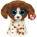 Ty Beanie Boos Muddles Brown And White Dog Medium (33cm x 21.5cm x 12.5cm) - YesWellness.com