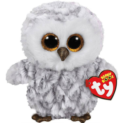 Ty Beanie Boos Owlette White Owl Small (15cm x 9.5cm x 7cm) - YesWellness.com