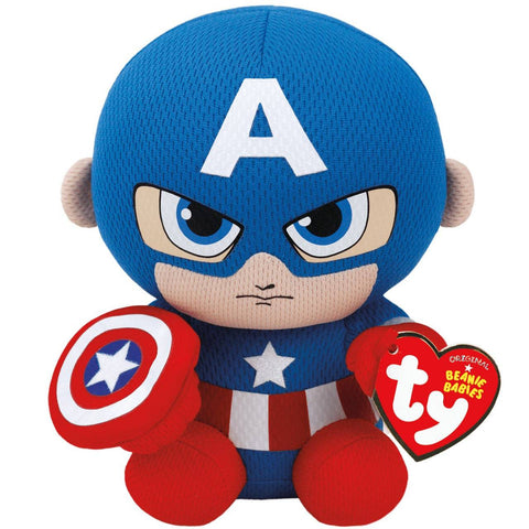 Ty Captain America From Marvel Small (20cm x 7.5cm x 6.5cm) - YesWellness.com