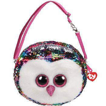 Ty Owen Sequin Rainbow Owl Purse - YesWellness.com