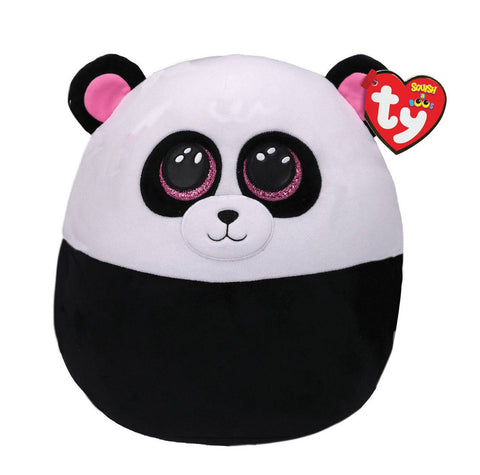 Ty Squish-A-Boos Bamboo Black and White Panda Medium (25cm x 19cm x 12cm) - YesWellness.com