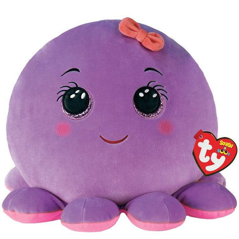 Ty Squish-A-Boos Octavia Purple Octopus Large (36cm x 31cm x 23cm) - YesWellness.com