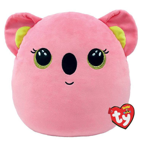 Ty Squish-A-Boos Poppy Pink Koala Medium (25cm x 19cm x 12cm) - YesWellness.com