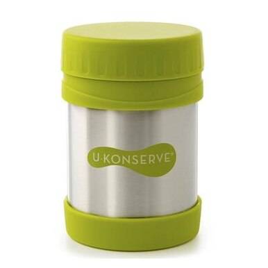 U-Konserve Insulated Food Jar Green 12oz - YesWellness.com
