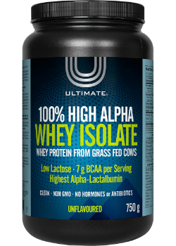 Ultimate 100% High Alpha Whey Isolate Protein - YesWellness.com