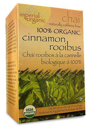 Uncle Lee's Tea Imperial Organic Cinnamon Rooibus Chai Tea - 18 Tea Bags - YesWellness.com