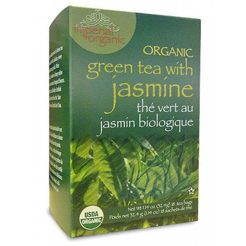 Uncle Lee's Tea Imperial Organic Green Tea with Jasmine - 18 Tea Bags - YesWellness.com
