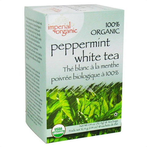 Uncle Lee's Tea Imperial Organic Peppermint White Tea 18 Bags - YesWellness.com