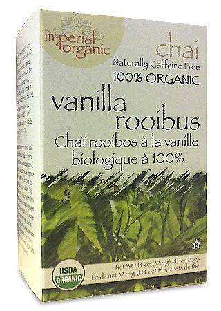 Uncle Lee's Tea Imperial Organic Vanilla Rooibus Chai Tea - 18 Tea Bags - YesWellness.com