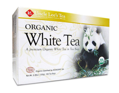 Uncle Lee’s Tea Organic White Tea 100 Tea Bags - YesWellness.com