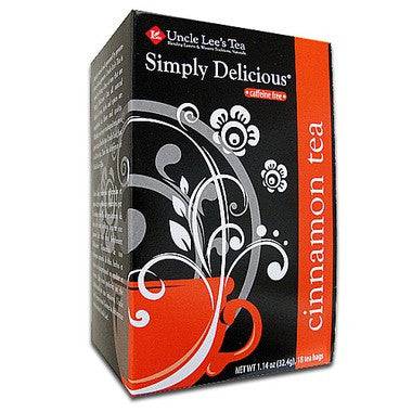 Uncle Lee's Tea Simply Delicious Caffeine Free Cinnamon Tea - 18 Tea Bags - YesWellness.com