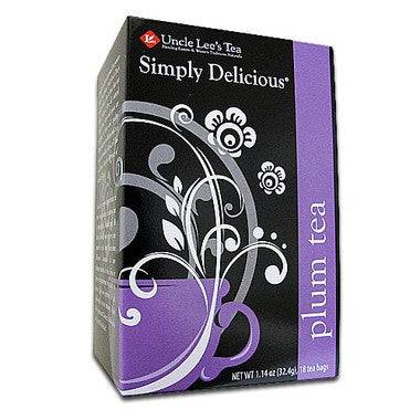 Uncle Lee's Tea Simply Delicious Plum Tea - 18 Tea Bags - YesWellness.com