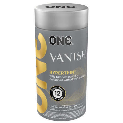 Expires May 2026 Clearance One Condoms Vanish - 12 Pack