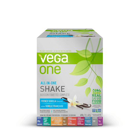 Vega One All In One Nutritional Shake Box of 10 Single Packs - YesWellness.com