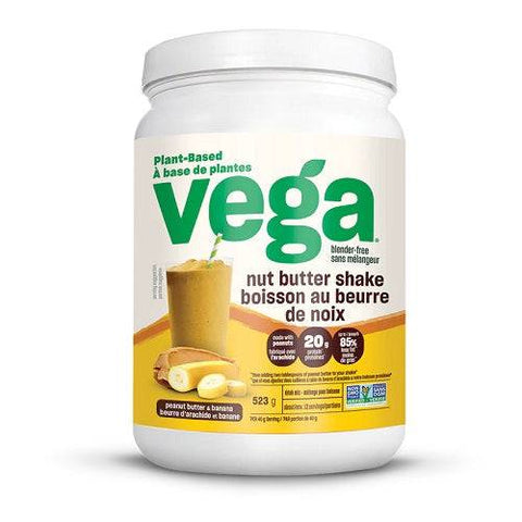 Expires May 2026 Clearance Vega Plant Based Nut Butter Shake Peanut Butter & Banana 523g