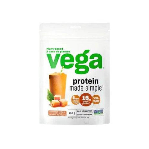 Vega Protein Made Simple Drink Mix Caramel Toffee 258g - YesWellness.com