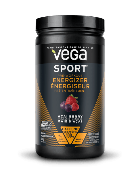 Expires February 2026 Clearance Vega Sport Pre-Workout Energizer Acai Berry 540g