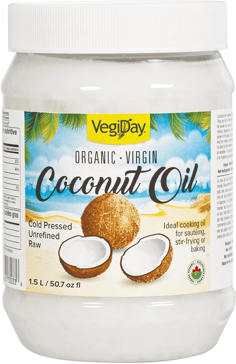 VegiDay Organic Virgin Coconut Oil - YesWellness.com